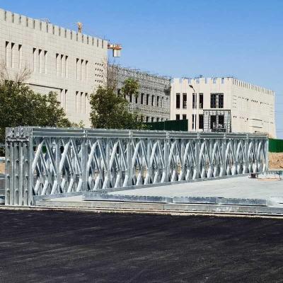 Temporary Steel Bridge For Sale / Construction Steel Structure Prefab Pedestrian Bridge