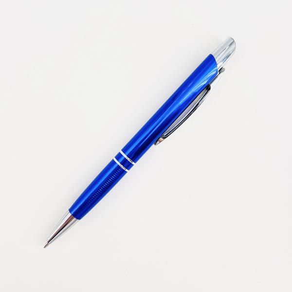 Aluminum Press Ballpoint Pen 1.0 mm Metal Barrel Gift Pen Stationery Supply