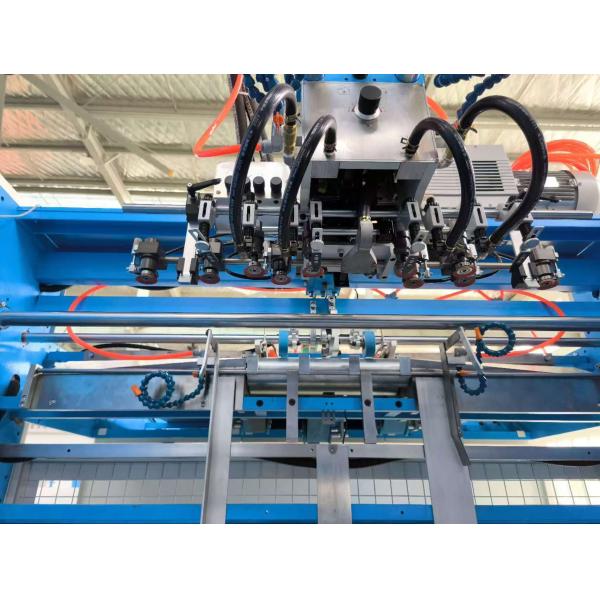 Máquina laminadora litográfica automática de flauta con alimentación de rollo inferior de papel de rollo a hoja con línea de apilador flip-flop