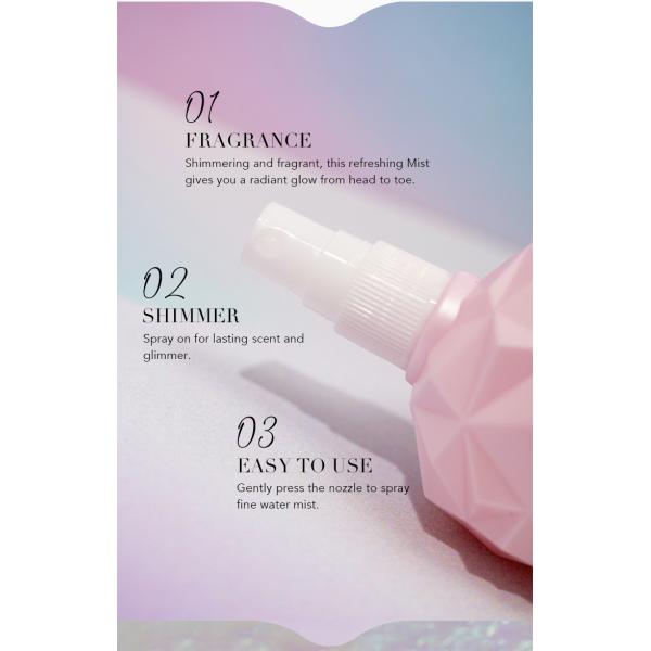 Delicate 100ml Cruelty Free Liquid Highlighter Waterproof Body Highlighter Spray