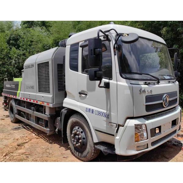 ZOOMLION Hydraulic Diesel Stationary Trailer Mounted Concrete Line Pump For Sale