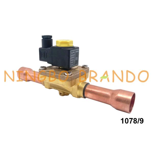 1078/9 типов клапан Castel рефрижерации соленоида 1 1/8" 12VDC 24VDC 110VAC