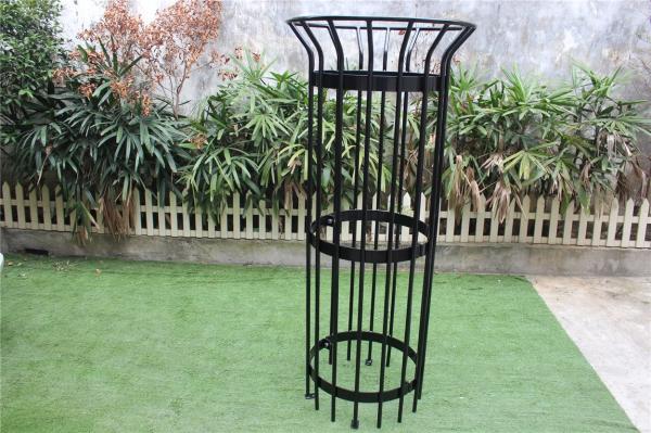 Material de tubos de aço revestido em pó para cercas de jardim