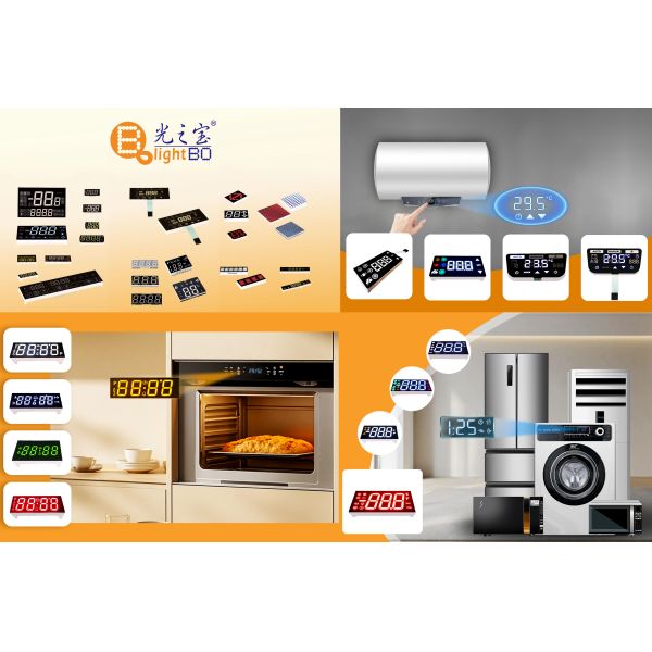 Ultra Bright White/Red Customized Led Display 7 segment Led Display For Oven