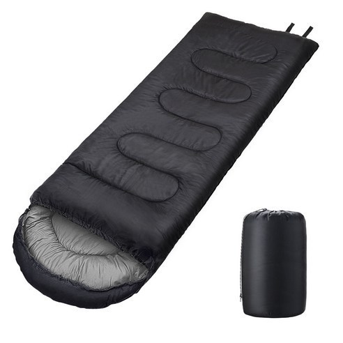 3-Season Waterproof Cotton Filled Camping Sleeping Bag for Outdoor Adventures