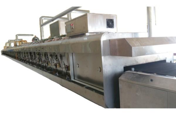 Large Capacity To Small Scale Industrial Gas Baking Tunnel Oven 800MM Width Electric / Gas Tunnel Oven For Baking Cookie