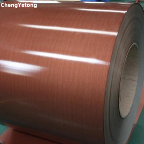 PVC Film Laminated Steel Sheet , Furniture Decoration Pre Painted Sheet Metal
