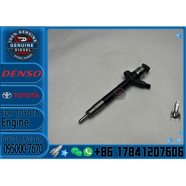 Diesel Fuel Engine Injector 095000-7670 Common Rail Fuel Injection Nozzle 23670-09280 For Toyota