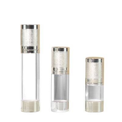 15ml 30ml 50ml Shampoo Lotion Bottle Transparent Plastic Oil Jar Airless For Skincare