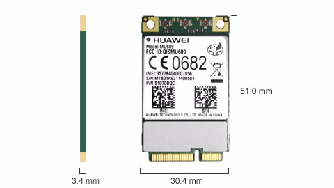 HUA ВЭЙ GSM/GPRS 3G врезал разъемы антенны модуля MU609 3 модема
