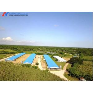 Construcción prefabricada de acero Casa de aves de corral Casa de pollo Granja Granja de cultivo Casa de diseño Granja