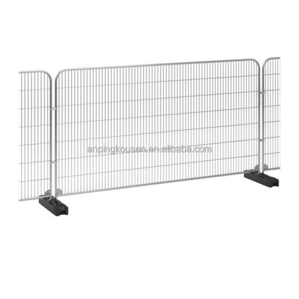 Galvanizado e revestido de PVC aço de baixo carbono Canadá temporário painel de vedação personalizado