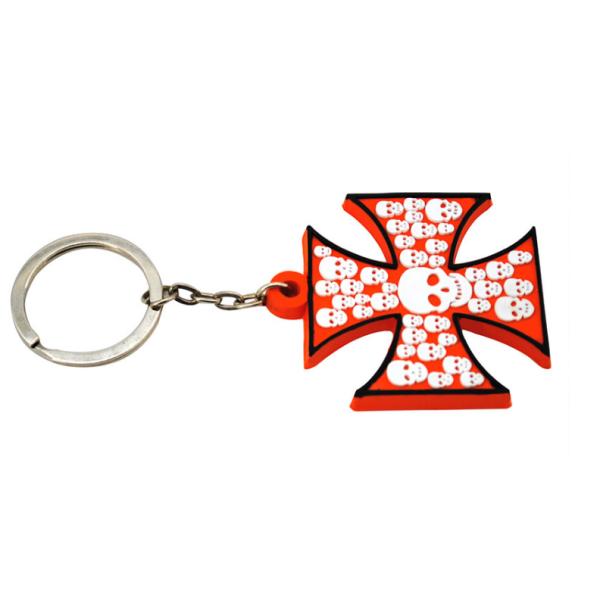 Cute PVC Soft Rubber Cartoon Anime Car Keychains In Bulk Rubber Key Chain PVC Rubber Keychain