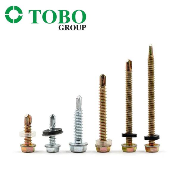 Din 6926 Din6921 Din6923 M12 M10 M9 M8 M6 M4 M3 Stainless Steel 29x19 Hex Flange Head Self Drilling Screw S