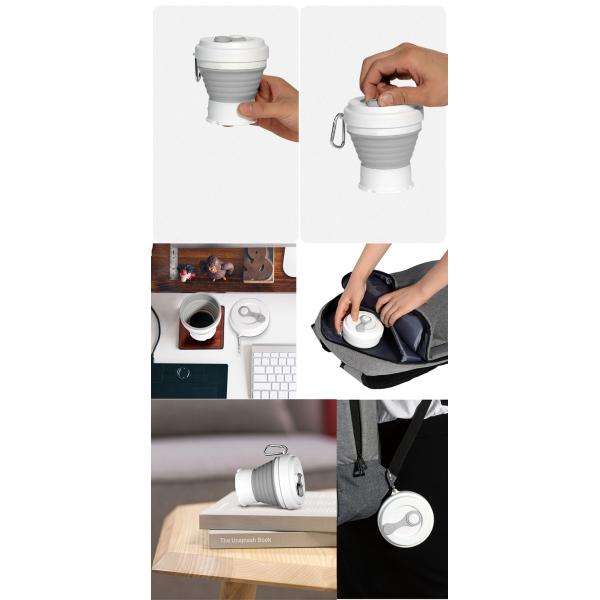 Food Safe Odorless 12oz Collapsible Mug Silicone