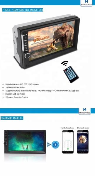 HD Double Din Car Stereo With Backup Camera And Navigation 12 Months Warranty