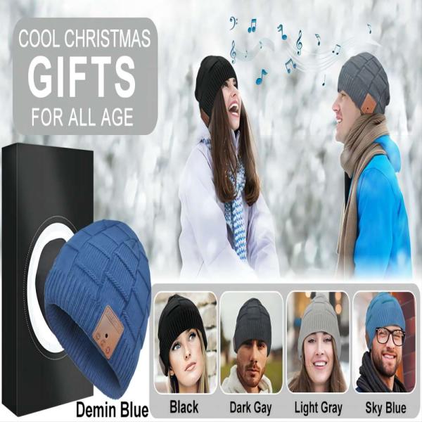 Bluetooth Beanie Headphones Hat Unique Christmas Tech Gifts