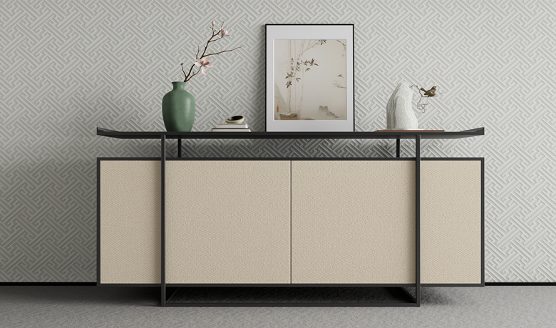 Fabric Texture Decor Paper for Wallpanel & Furniture Surface Furnishing