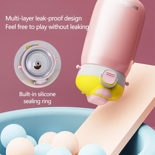 Stainless Steel Cartoon Thermos Flask Kids Water Bottles Outdoor Activities Childrens Water Bottle