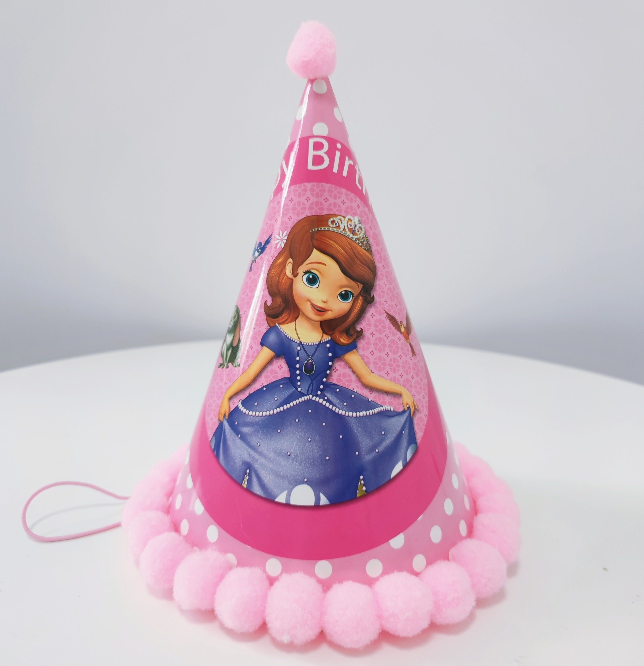 Customized End Hairball Paper Birthday Hat for Baby One Year Old Adult Party Pointy Hat