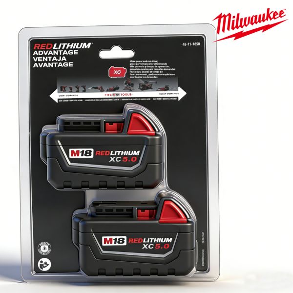Customized Battery Pack Milwaukee M18 5Ah M18 48-11-1815 48-11-1850 2604-22