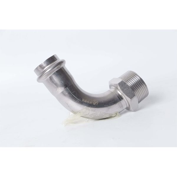SS304 90 Degree Elbow male Press Pipe Fitting