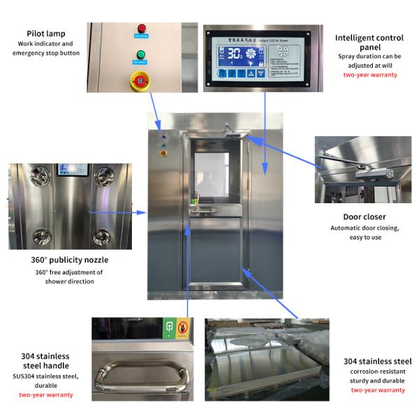 Water Mist Disinfection And Sterilization Mist Shower Room Clean Room Equipment