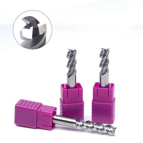High Performance End Mills For Aluminum , Single Flute End Mill Aluminum 1-20mm