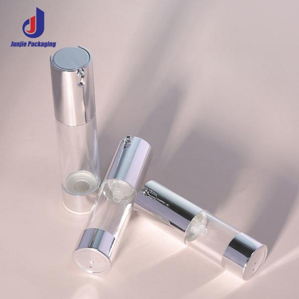 15ml 30ml 50ml Shampoo Lotion Bottle Transparent Plastic Oil Jar Airless For Skincare