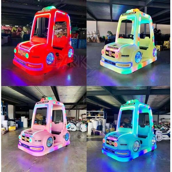 24V 350W 911 Police Bumper Car Coin Operated PP Material sturdy
