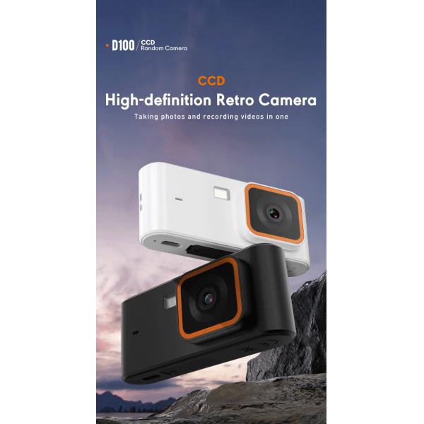 High definition vintage pocket camera vlog or party pocket camera for taking picture and print