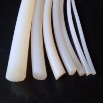 1.5mm White Silicone Rubber Solid Round Strip for Waterproof Sealing on Doors Windows and Electromechanical Machines