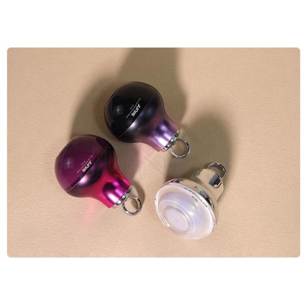 Luxury Facial Cream Jar with Golden Lid Cosmetic Using Skincare Brand Packaging With Vibrates to Soothe Fine Lines