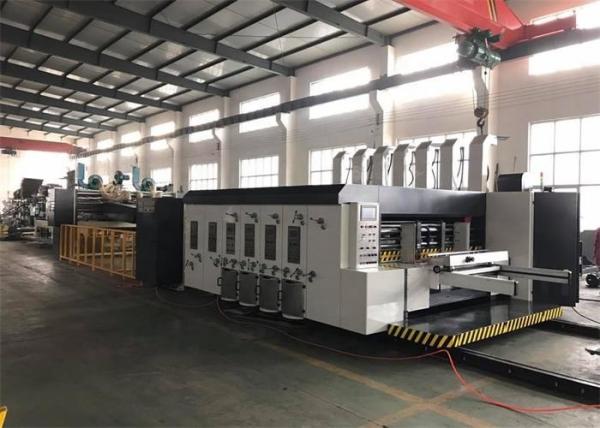 Multi Color Printer Slotter Die-Cutter Gluer Strapper Linkage Line For Carton Box