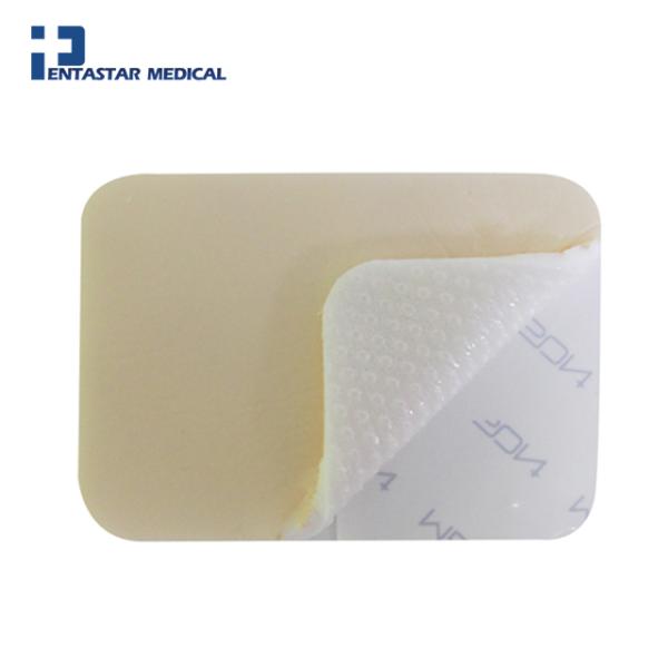burn wound care adhesive surgical dresses silicone foam dressing