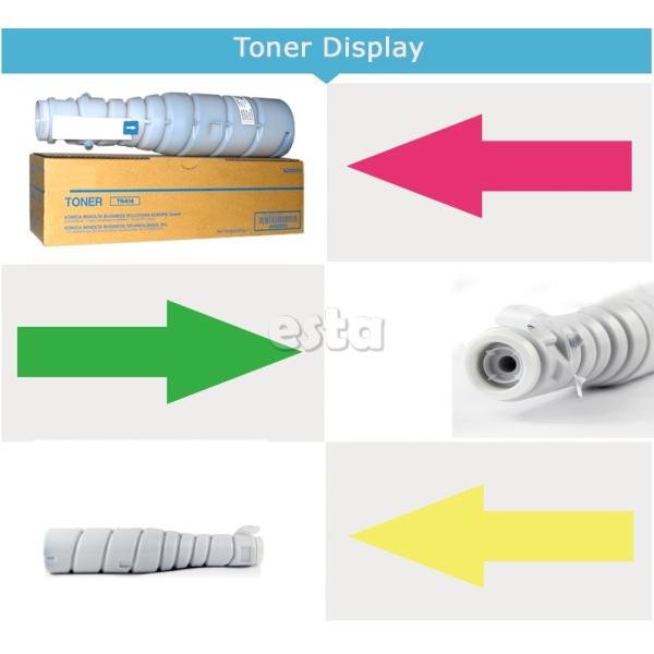 Black Printer Toner Cartridge Tn414 For Minolta Bizhub 363 / 423
