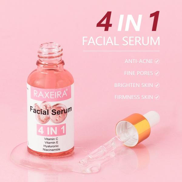 Natural Vitamin C E Serum With Niacinamide And Hyaluronic Acid / Organic Brightening Serum