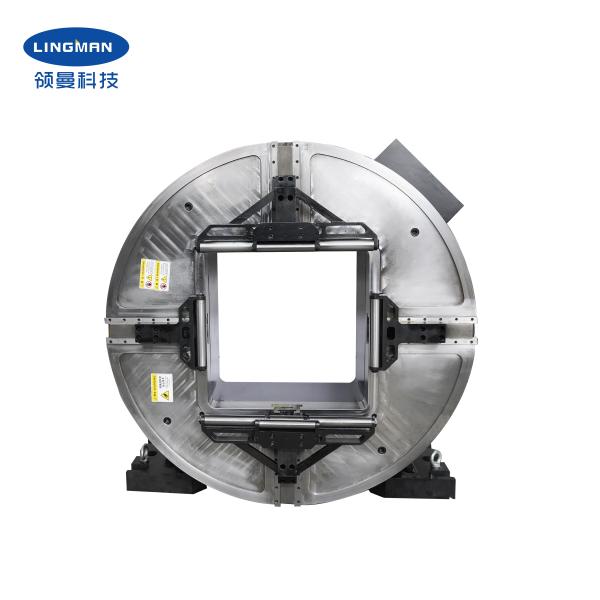 LINGMAN 4 Jaw Lathe Chuck Front Mount Self-centering Lathe Chuck Full-travel Main Chuck square Hole Type