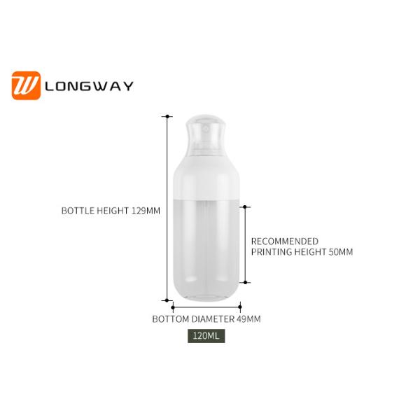 30ml 50ml 100ml Plastic Cosmetic Bottles With Spray Pump Sample Available