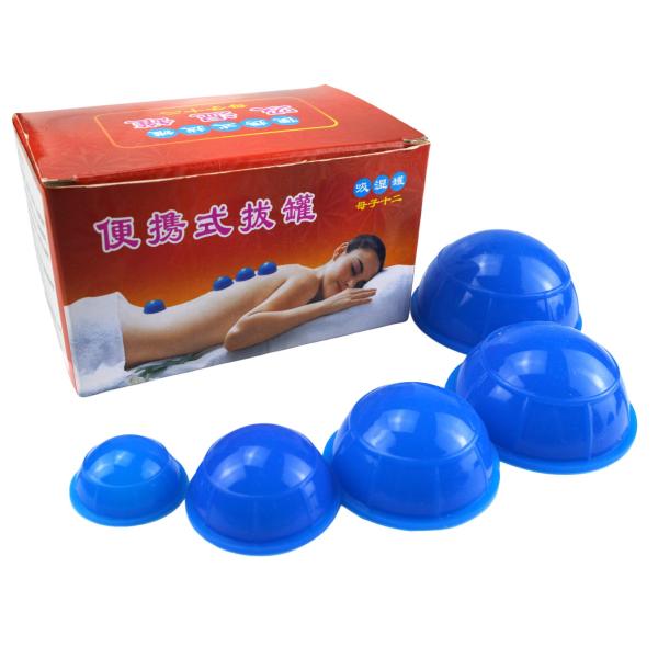 Silicone Suction Cupping Set Series 12 Pcs Face Guasha Wrinkle Removal Skin Care Spa Beauty Therapy Cups for Body Muscles