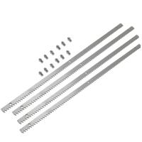 Crémaillère en acier galvanisé robuste de 8 mm, 10 mm, 12 mm, 22 mm d'épaisseur et d'un mètre de long pour moteur de portail coulissant