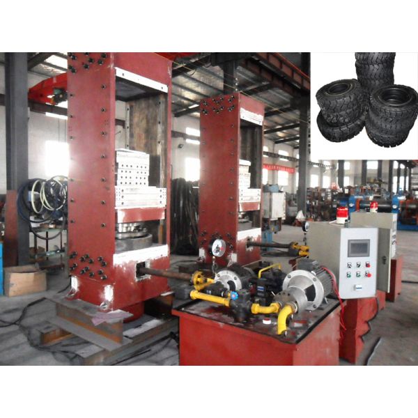 Customizable Pressure Multi-Zone Temperature Control PLC Rubber Vulcanizing Press Machine for Solid Tires