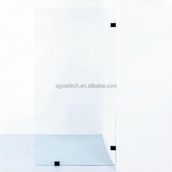 Elegante design de vidro temperado Screen chuveiro para banheiro sala de estar porta fixa chuveiro