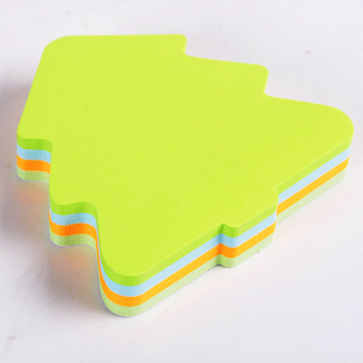 neon color cute shape self-adhesive sticky note