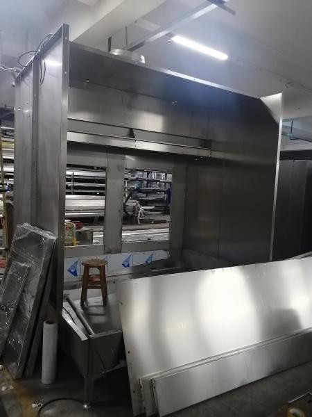 ODM SUS304 Water Curtain Paint Booth Stainless Steel Hybrid Type
