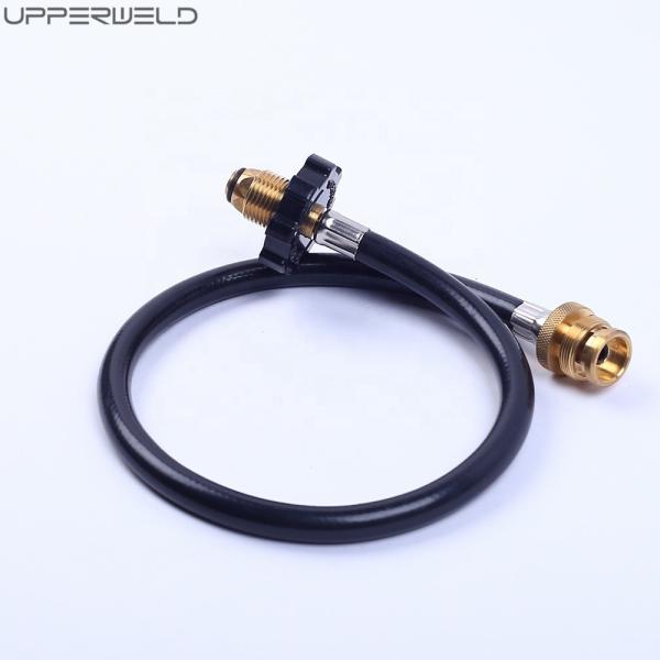 Motorhomes Tank RV Camping Black LPG Propane Brass Adapter Hose Kit 5 ft and 12 ft Hose