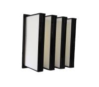 Filtre d'air HEPA H14 H13 V à haut rendement plissé pour purificateur de système de ventilation