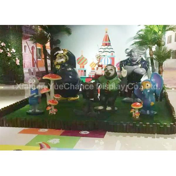 Fiberglass Movie Cartoon Character Statues Beautiful Outdoor Promotion