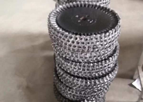 Twisted Multilayer Wire Wheel Brush 12 Inch OD For Metal Tube Rust Removal