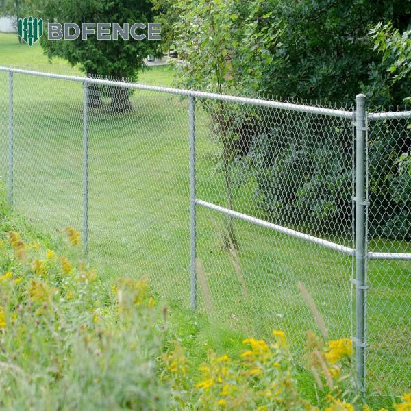 Elderly Garden Chain Link Fence Handrail